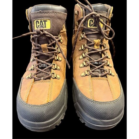 Caterpillar Threshold Steel Toe Boots Size 13 Wide Width main image 12